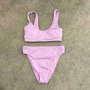Hollister ribbed bikini set